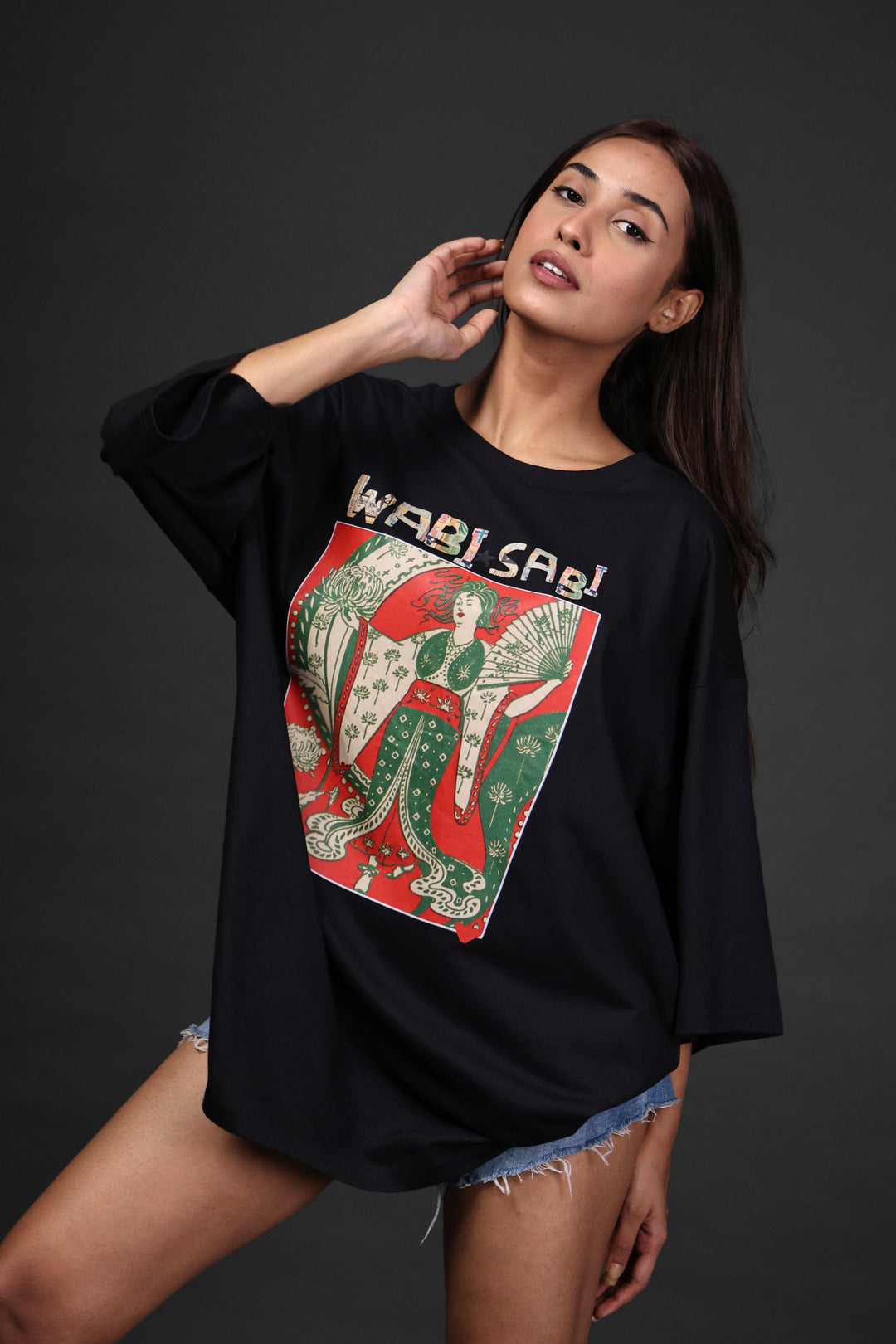 Over Size Tee - Wabi*Sabi-Women's Over Size Tee#23