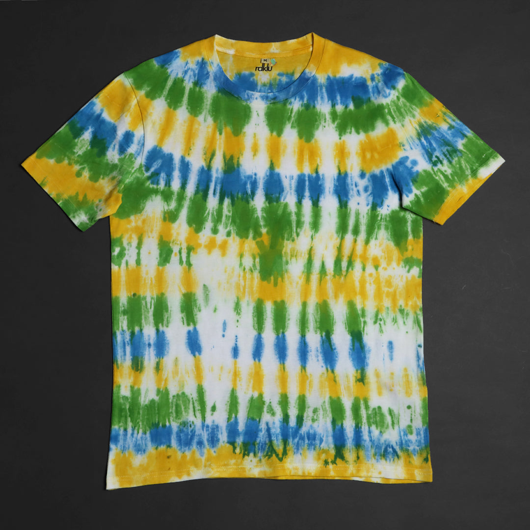 Men Tie And Dyed - Men's  Tie & Dye Co-Ord Tee Jogger Set#19