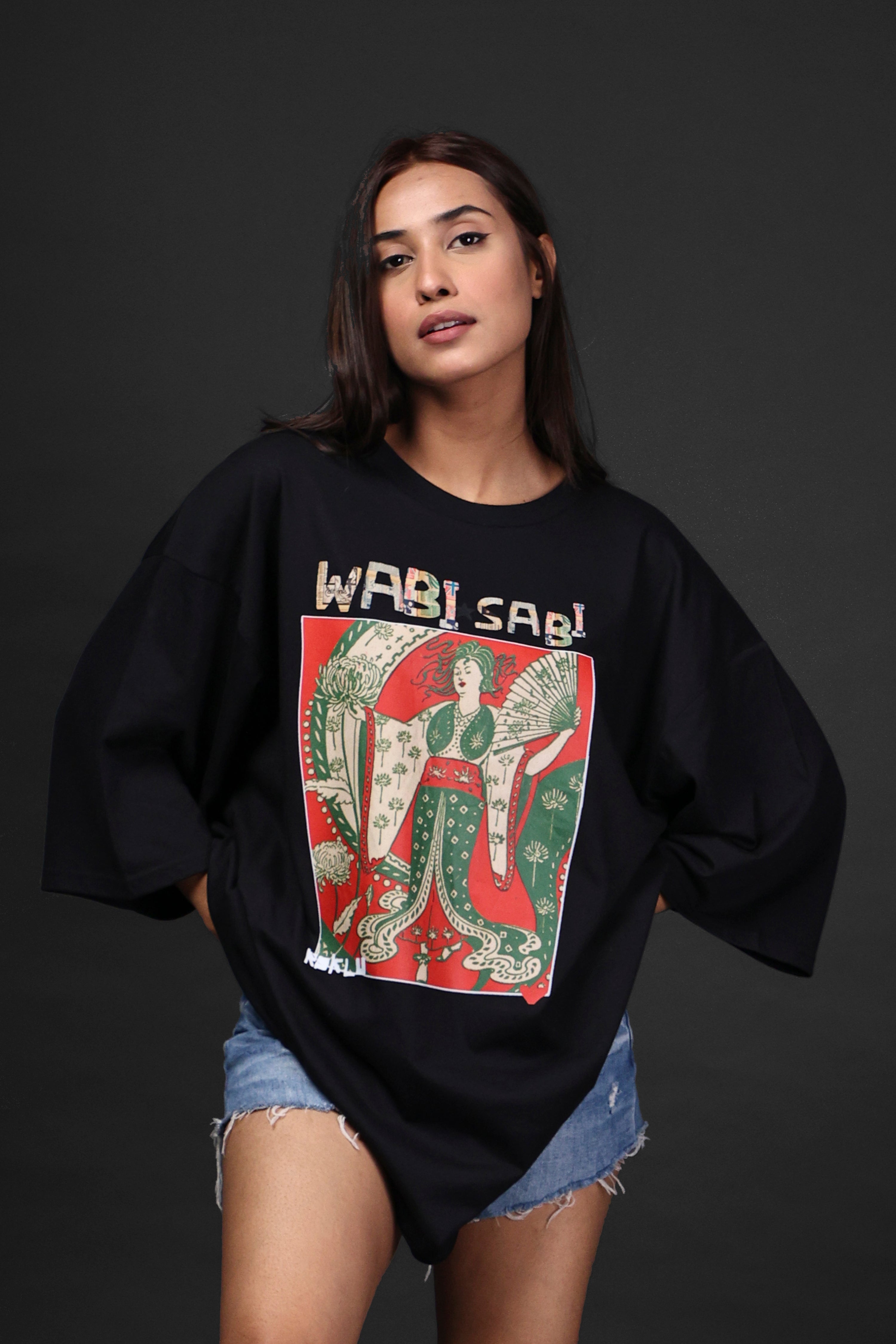 Wabi*Sabi-Women's Over Size Tee#23 – RDKLU