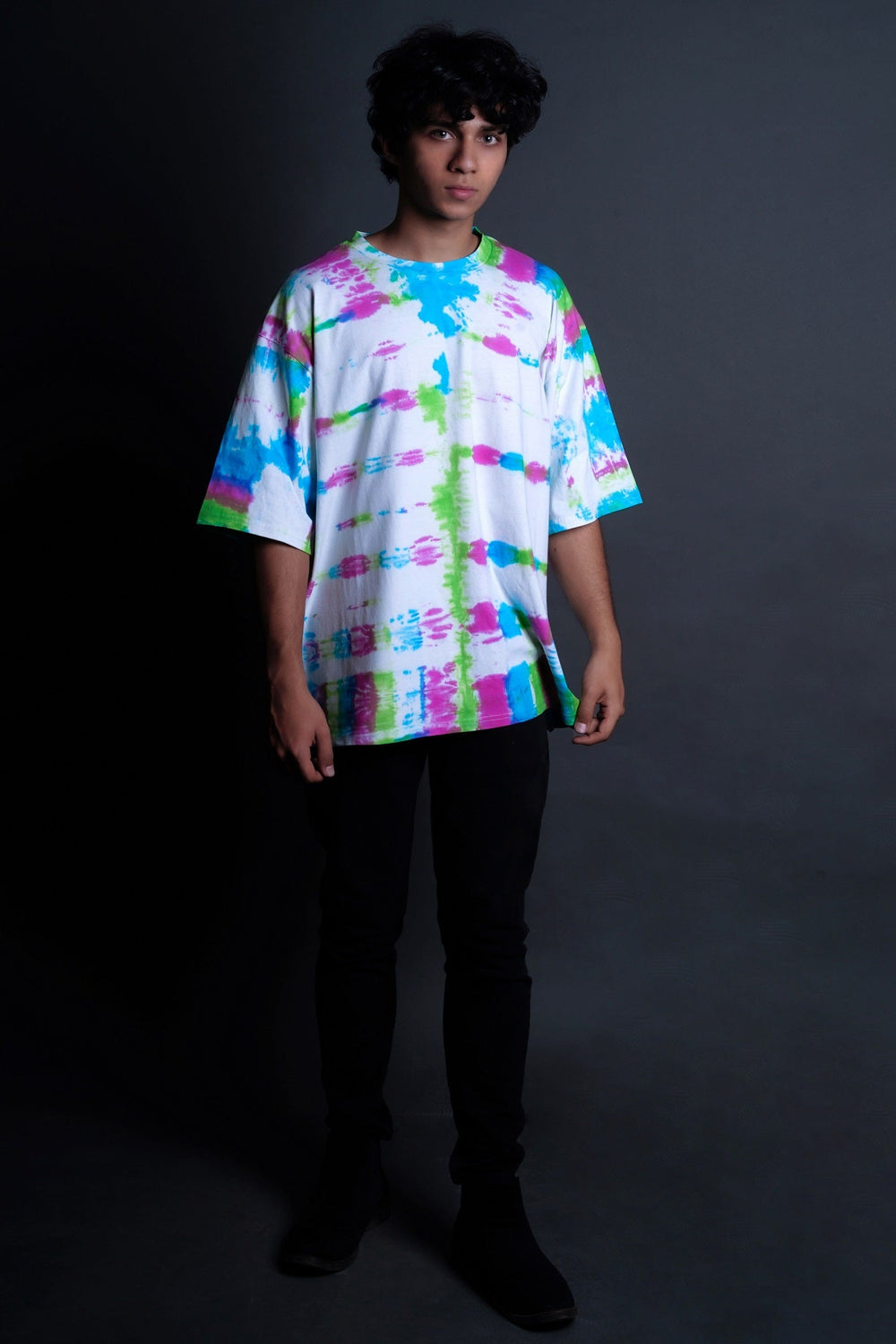 Tie Dye Over Size Tee - RDKLU TIE & DYE OVER SIZE TEE#3