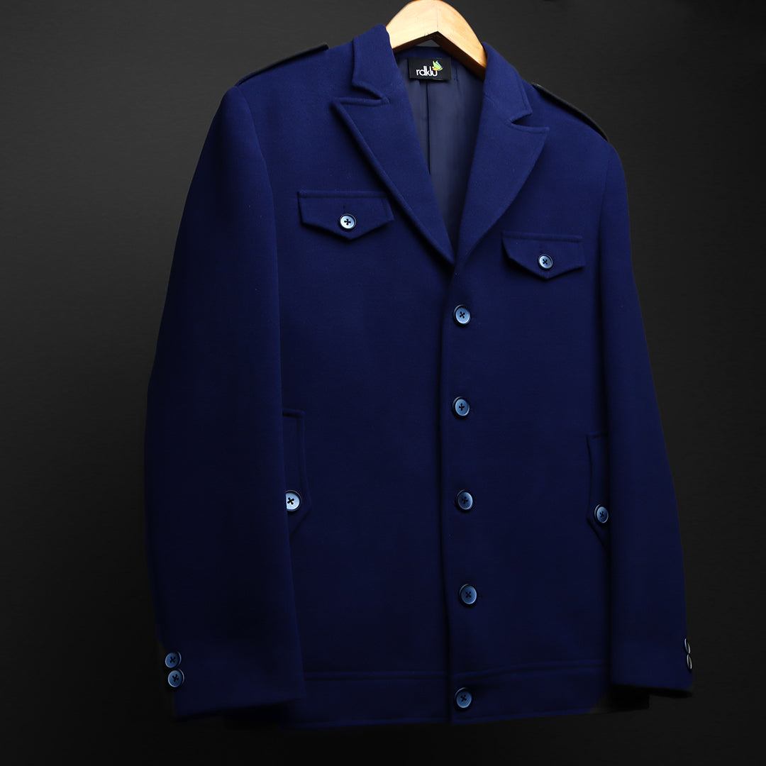 RDKLU-WOOLEN PEA COAT #9