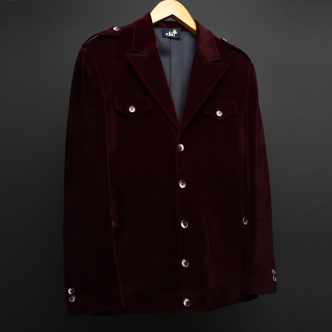 RDKLU-WOOLEN PEA COAT #10