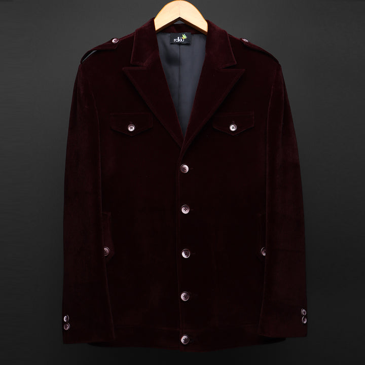 RDKLU-WOOLEN PEA COAT #10