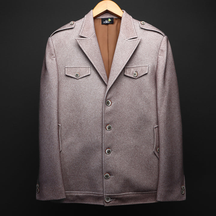 RDKLU-WOOLEN PEA COAT #11