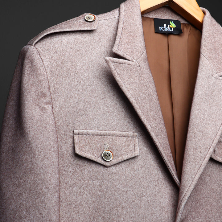 RDKLU-WOOLEN PEA COAT #11