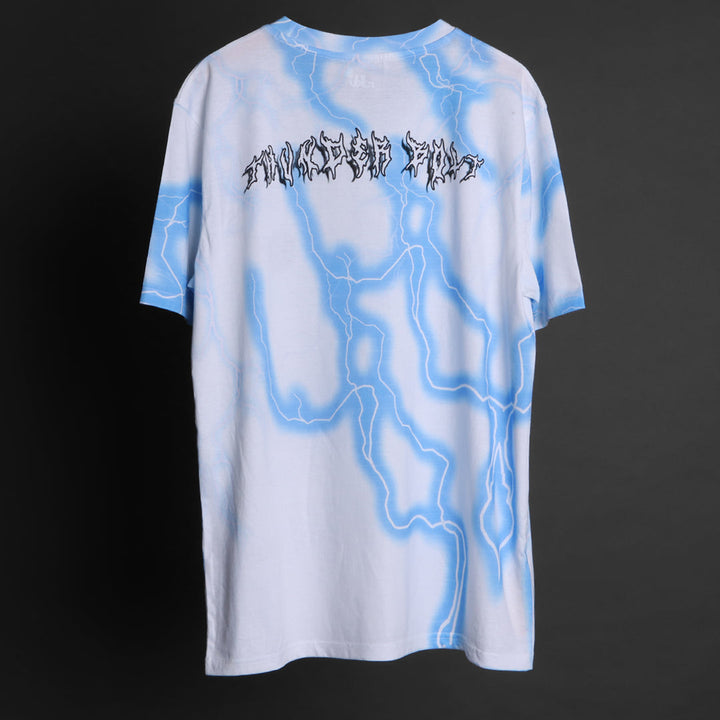 Cotton Printed Tees - Lightning Crashes - RDKLU-Cotton Printed Tee#6