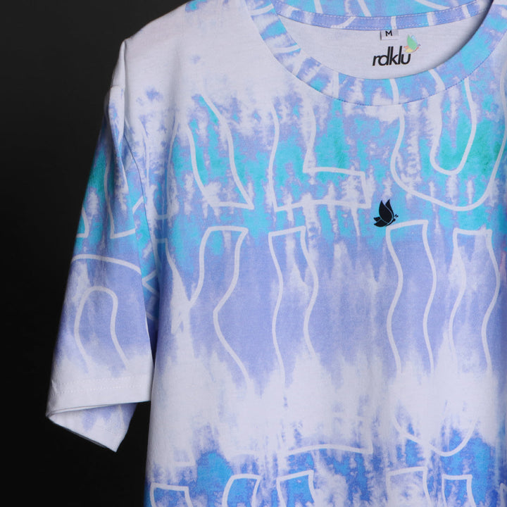Cotton Printed Tees - Sky Shades-RDKLU-Cotton Printed Tee#11