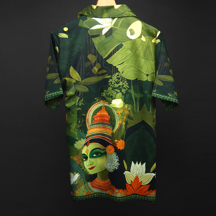 Shakti - Printed Cuban Collar Shirt  #149
