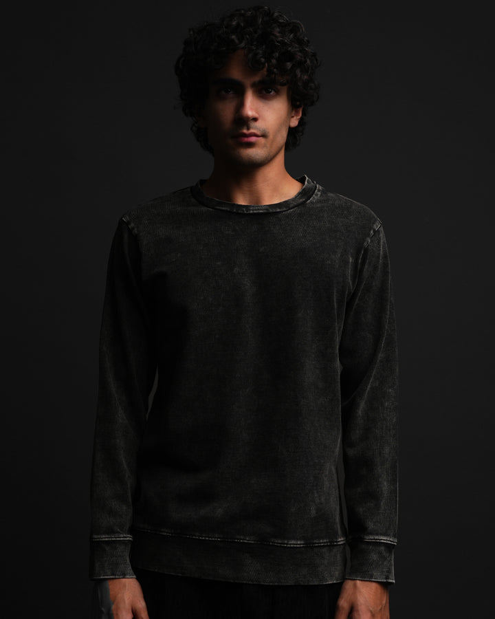 ASHEN DUSK * Acid Wash Long Sleeve Tee #30