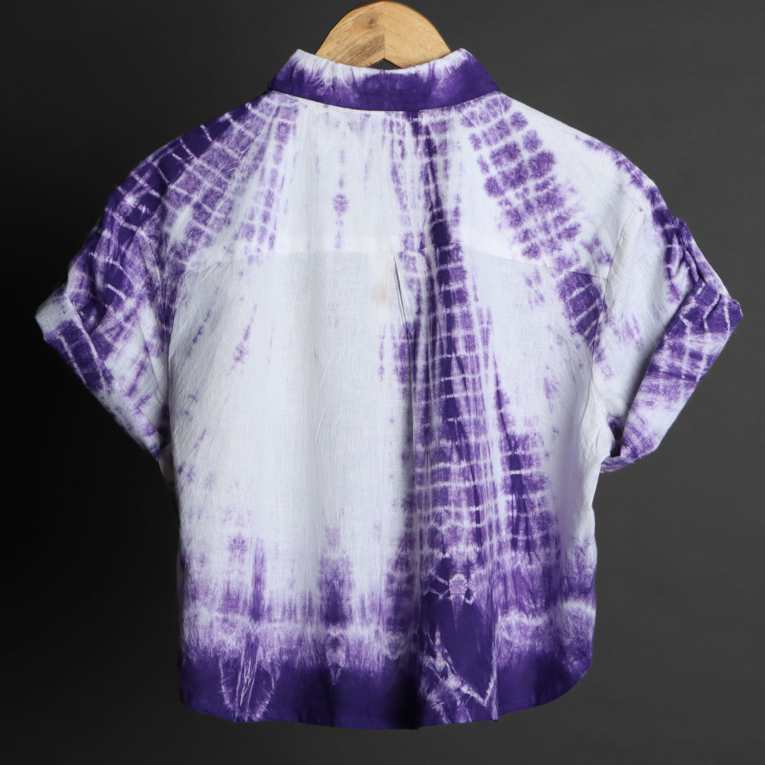 Crop Shirt - RDKLU-TIE & DYE CROP SHIRT#380