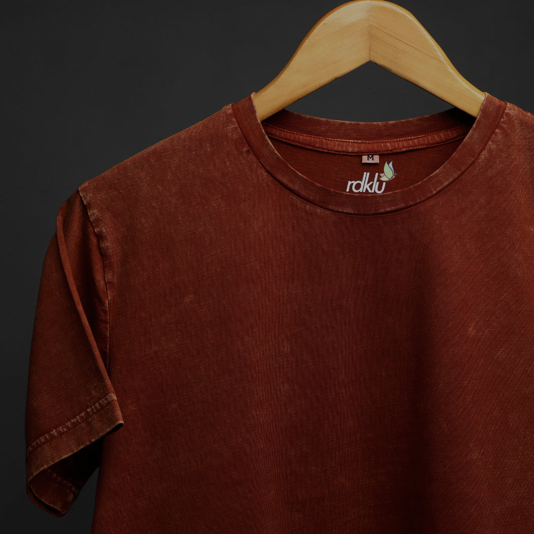 SCARLET - ACID WASH TEE #12