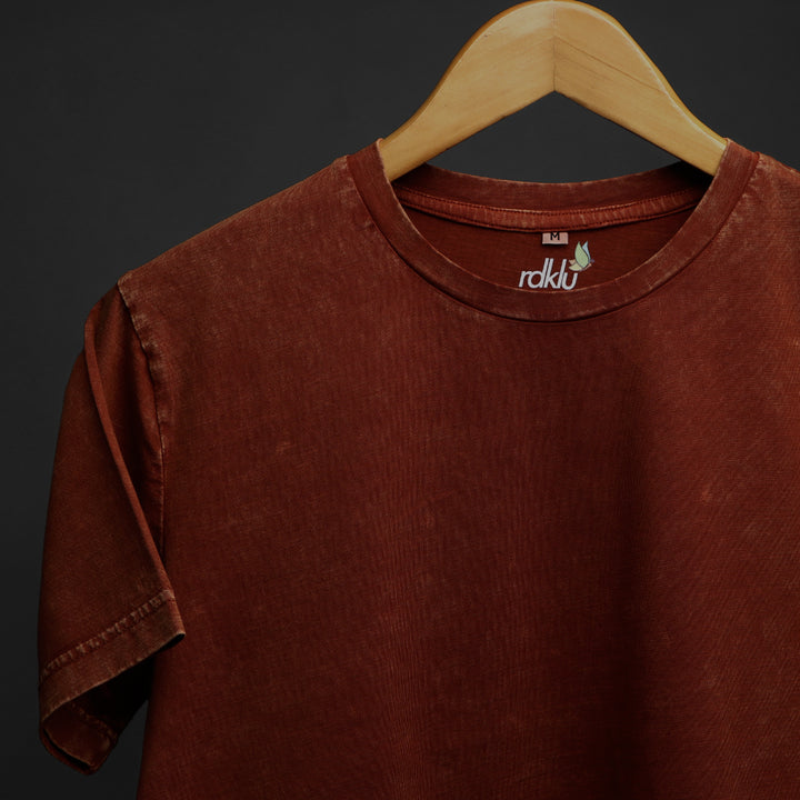 SCARLET - ACID WASH TEE #12