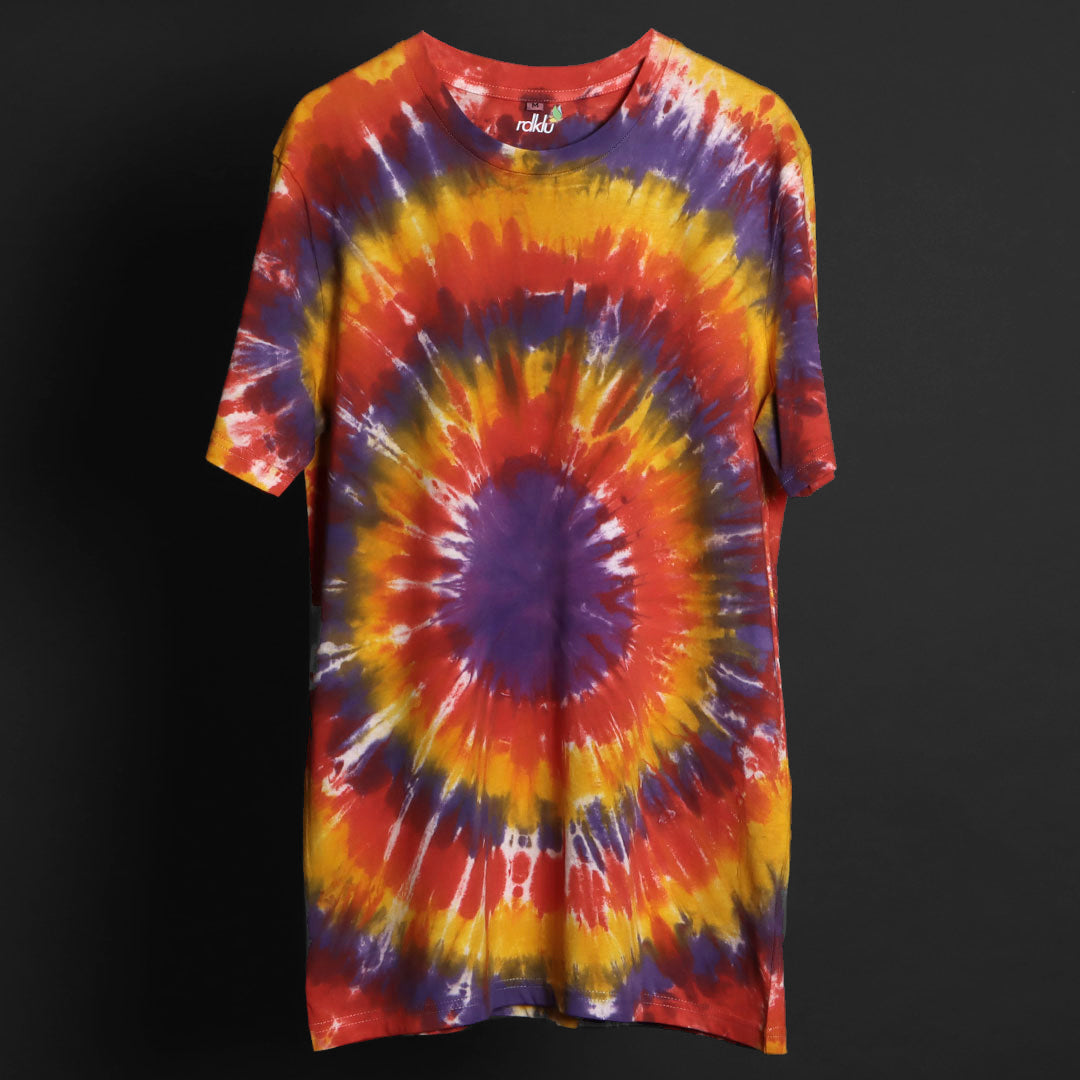 Men Tie And Dyed - RDKLU - Hand Tie & Dye Tee#24