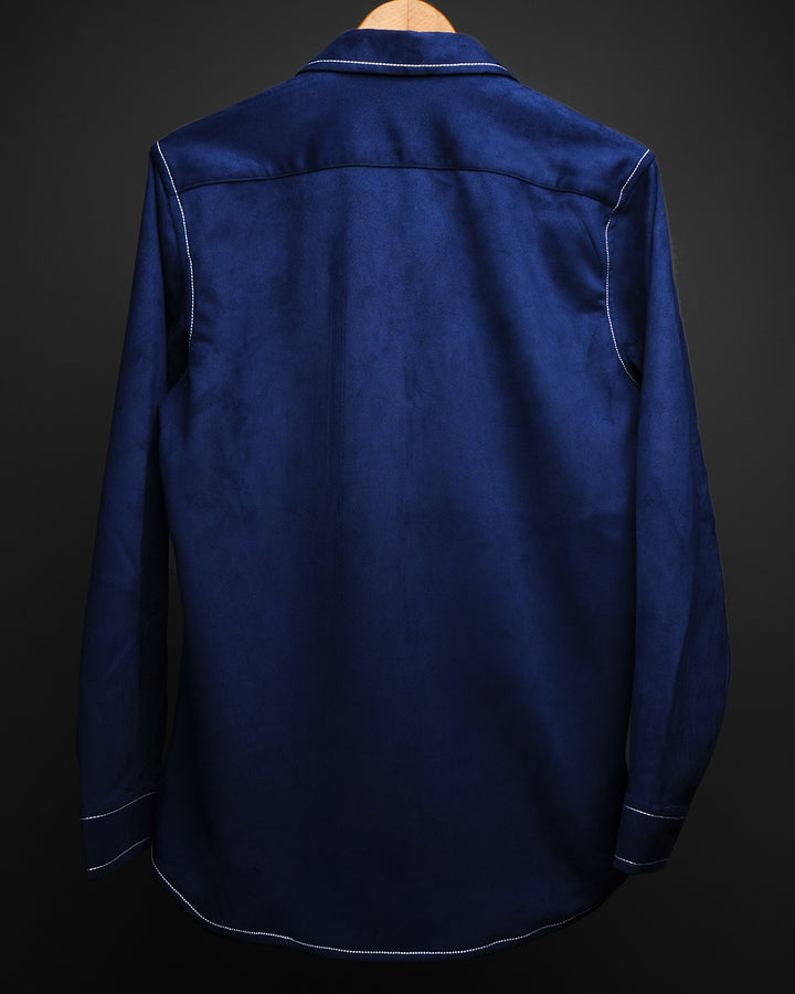 Midnight - Suede Zip Shirt #167