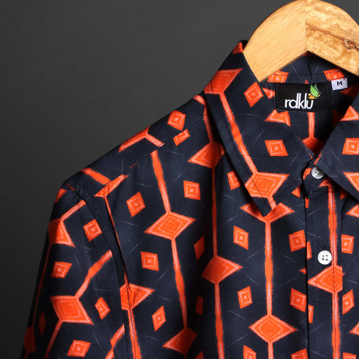 Copper - RDKLU Printed Shirt For Men #104