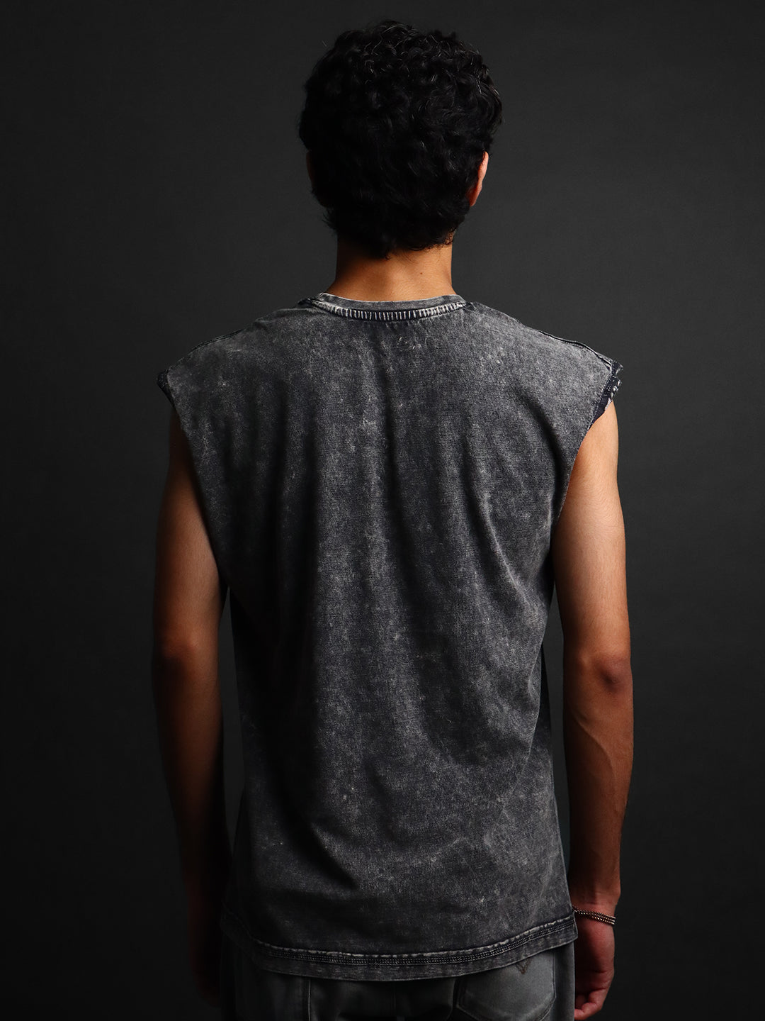 WASHED OUT * SLEEVELESS VEST #13