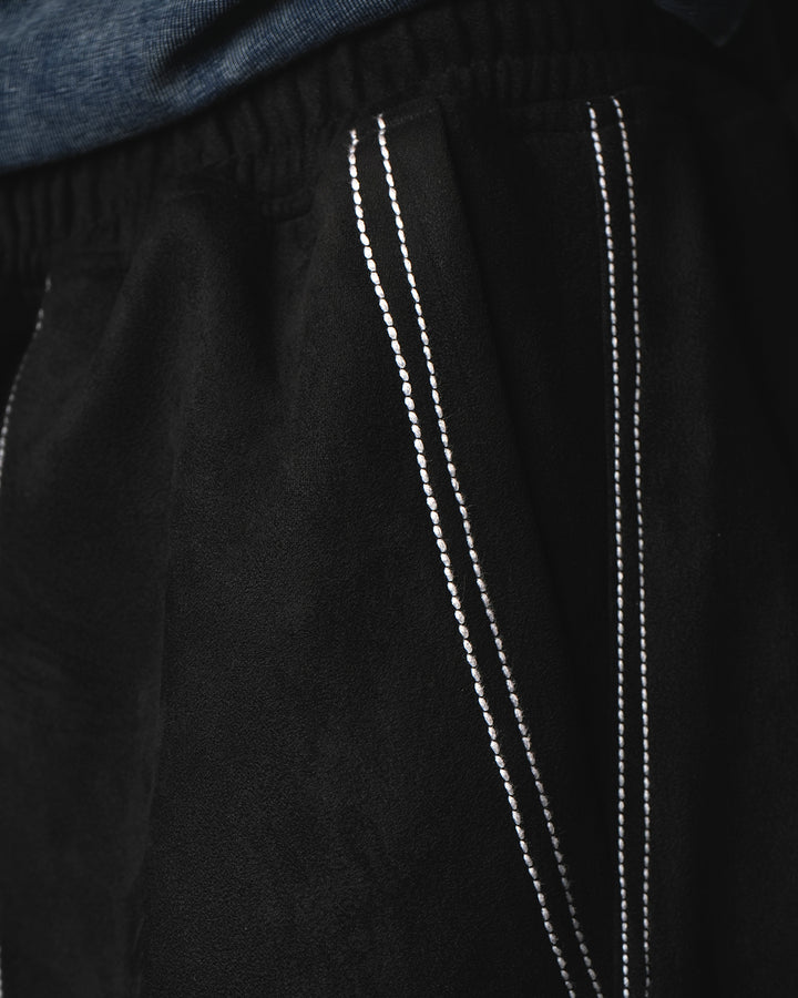 SUEDE WIDE LEG JOGGER #58