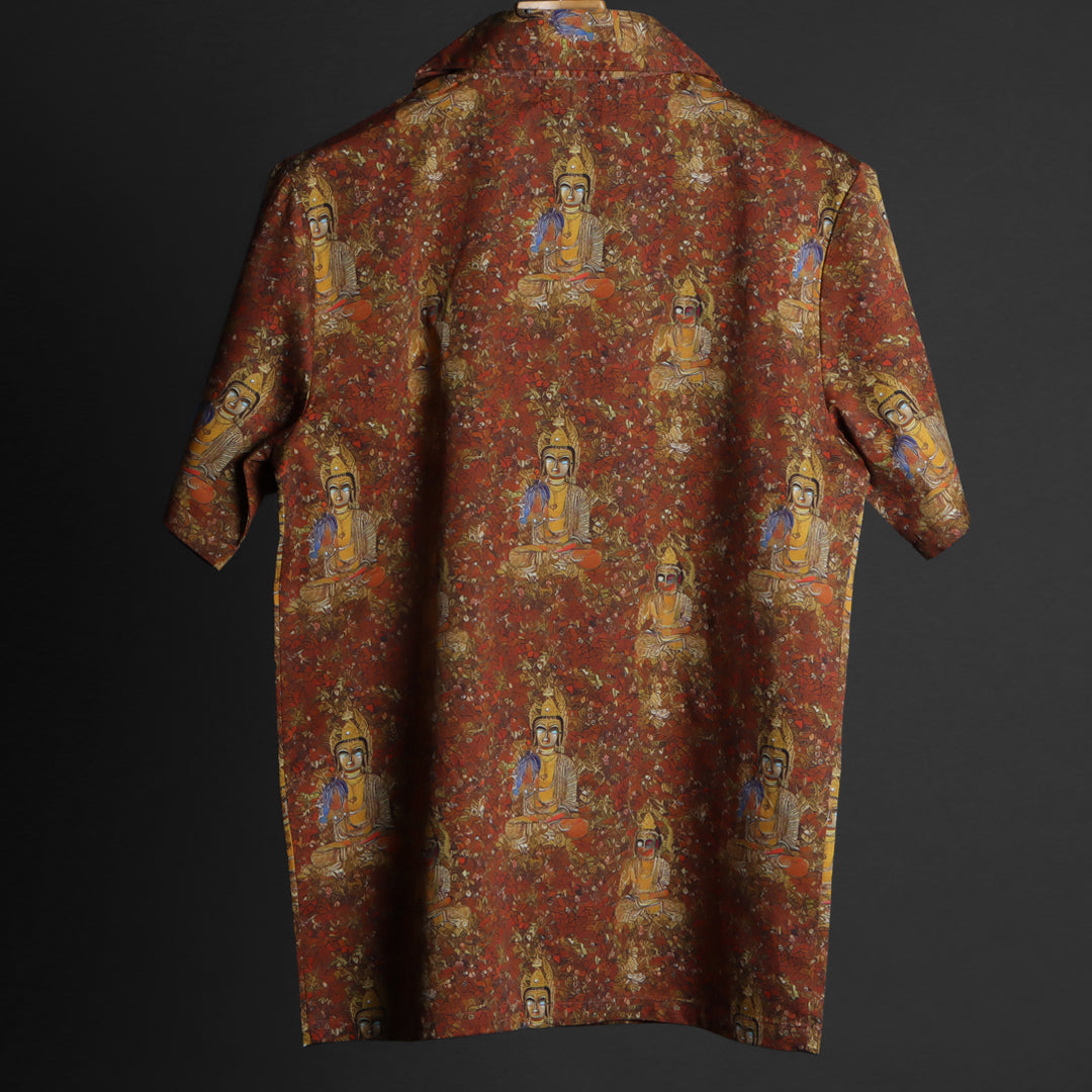 Prints - RDKLU * LOTUS Cuban Collar Shirt For Men#621