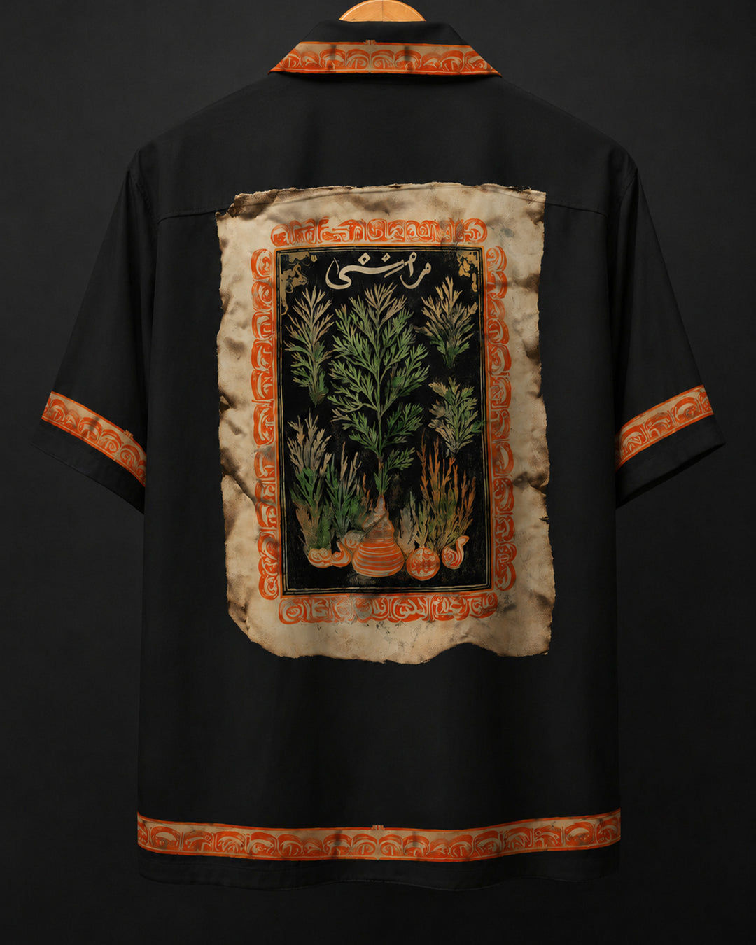 Manuscript * Printed Cuban SHIRT #20