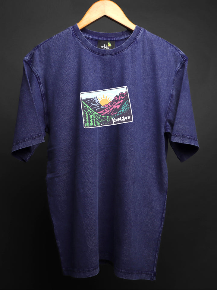 STONE WASH * HEAVY GSM PRINTED OVERSIZED TEE #28