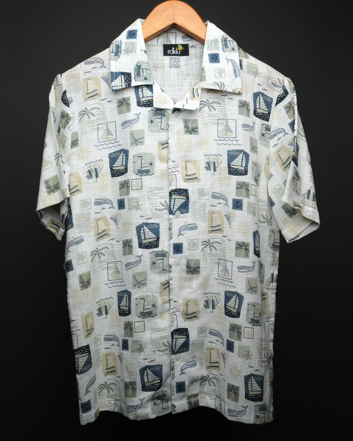 Shoreline * Cuban Collar shirt #35