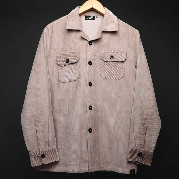 Corduroy Cuban Collar Shirt #143