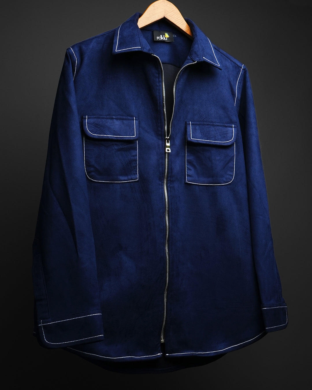 Midnight - Suede Zip Shirt #167