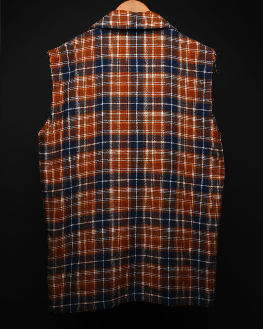 Sleeveless * Flannel Shirt #181