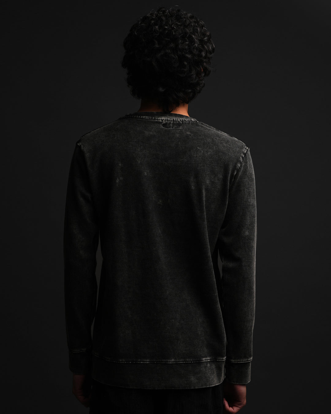 ASHEN DUSK * Acid Wash Long Sleeve Tee #30