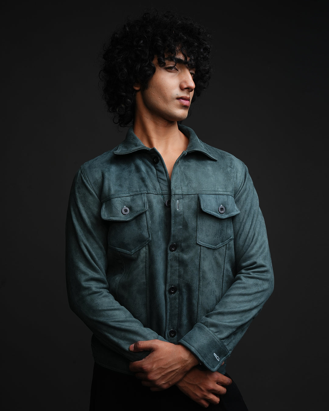 Teal Ridge Trucker Jacket #181