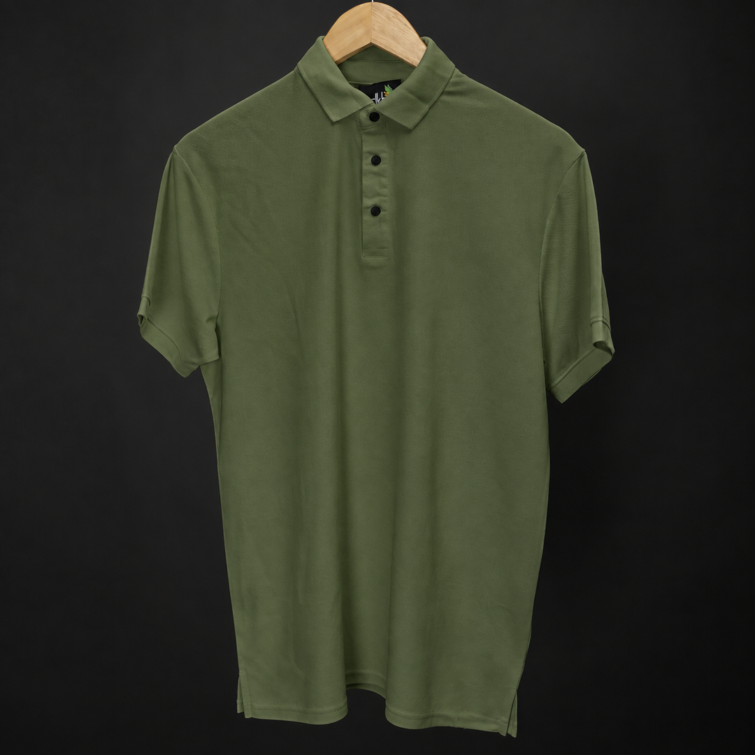 Evergreen * Mens Polo Tee#62