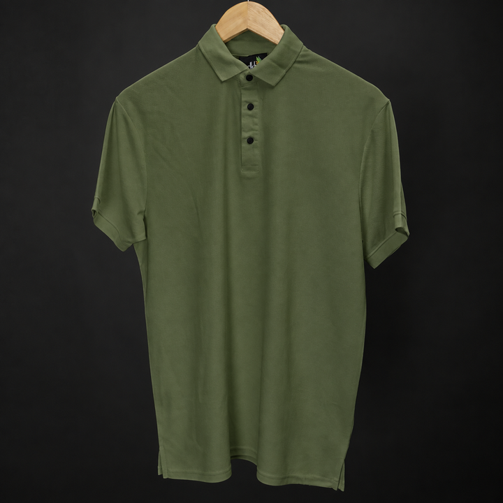 Evergreen * Mens Polo Tee#62