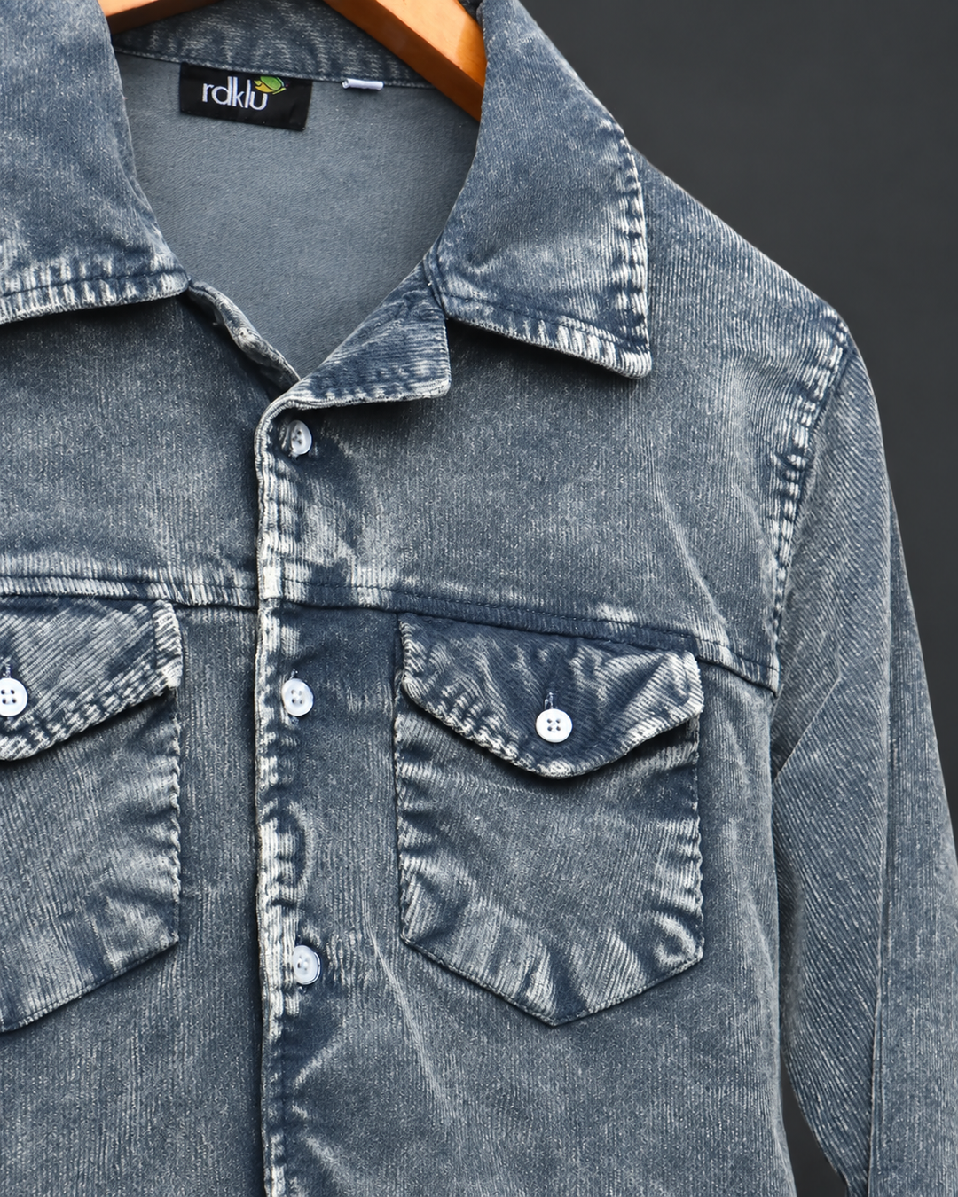 Ashwood Corduroy acid wash Shirt #164
