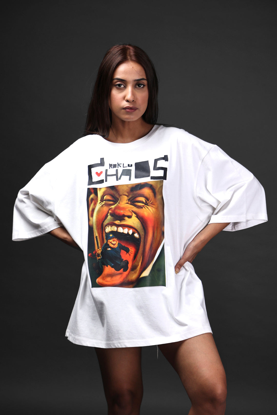 Over Size Tee - Chaos-Women's Over Size Tee#24