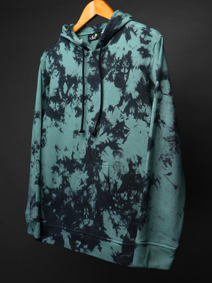 Shadow Leaf * Tie & Dye Unisex Hoodie#14