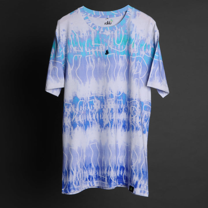 Cotton Printed Tees - Sky Shades-RDKLU-Cotton Printed Tee#11