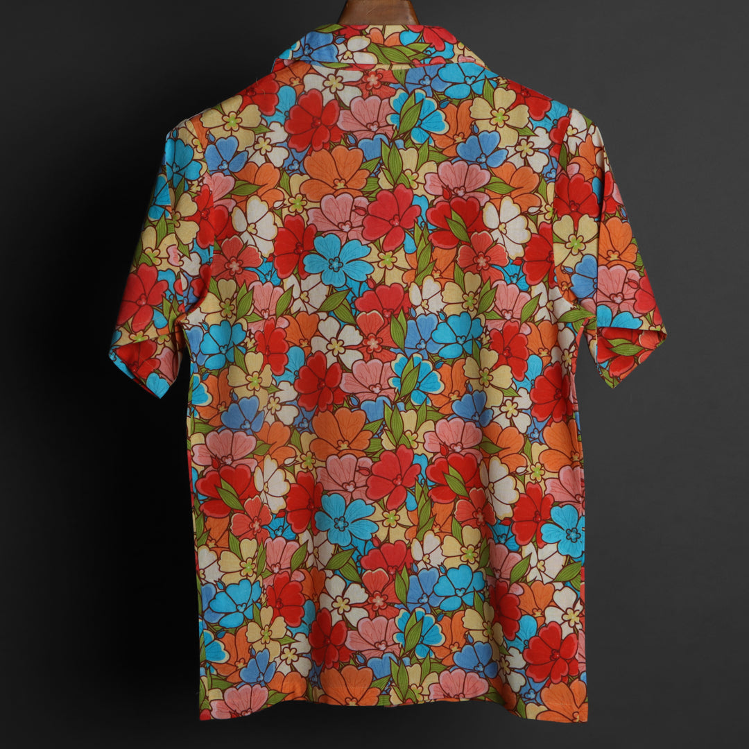Prints - RDKLU Cuban Collar Shirt For Men#617