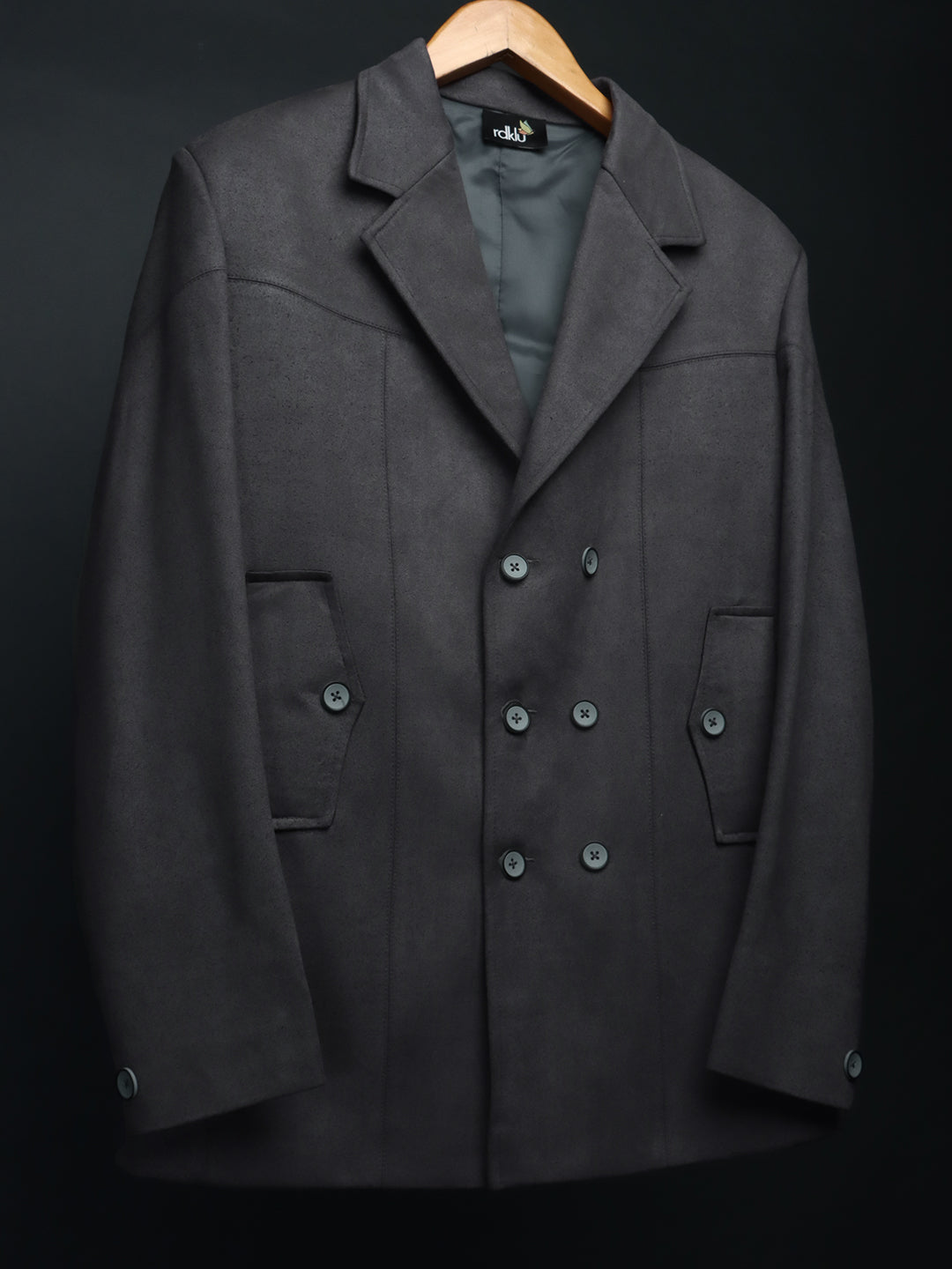 RDKLU-Woolen Pea Coat#6