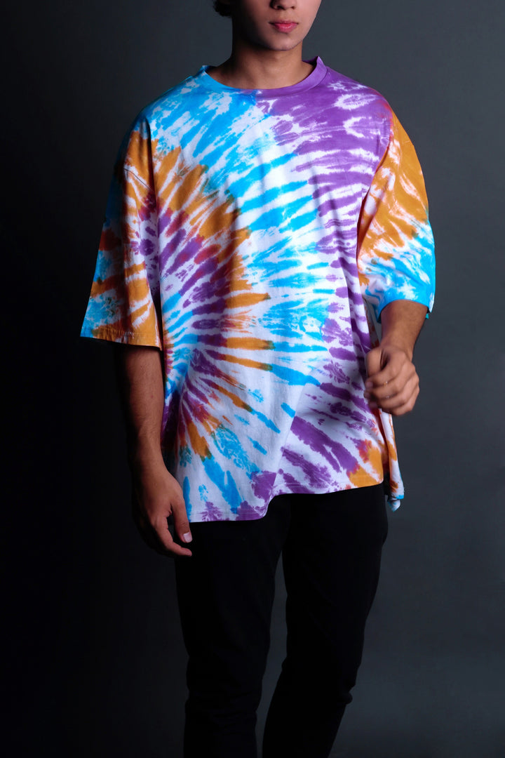 Tie Dye Over Size Tee - RDKLU TIE & DYE OVER SIZE TEE#5