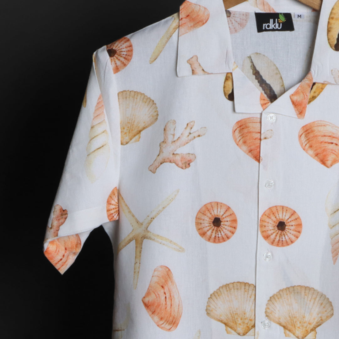 Prints - RDKLU Cuban Collar Shirt For Men#615