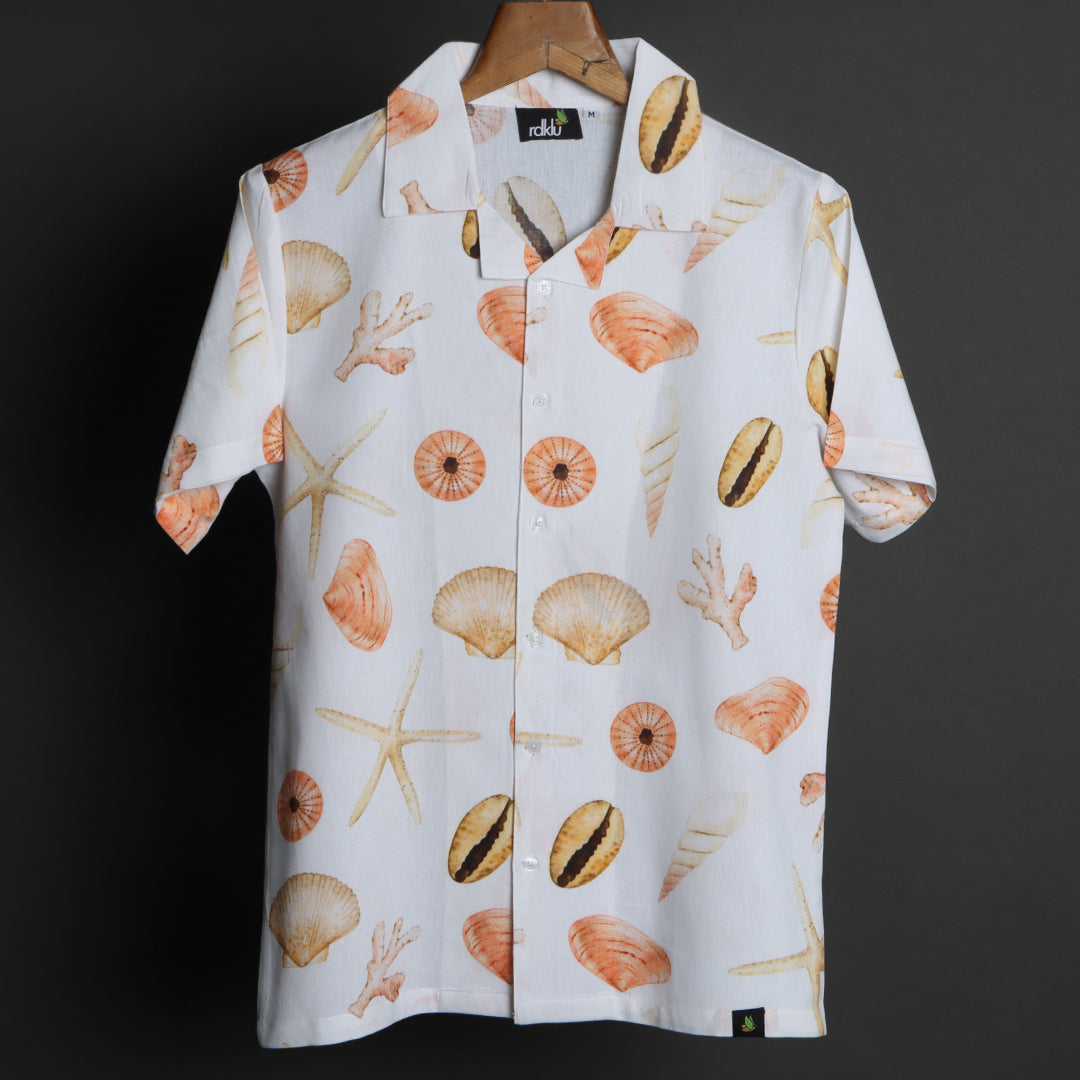 Prints - RDKLU Cuban Collar Shirt For Men#615