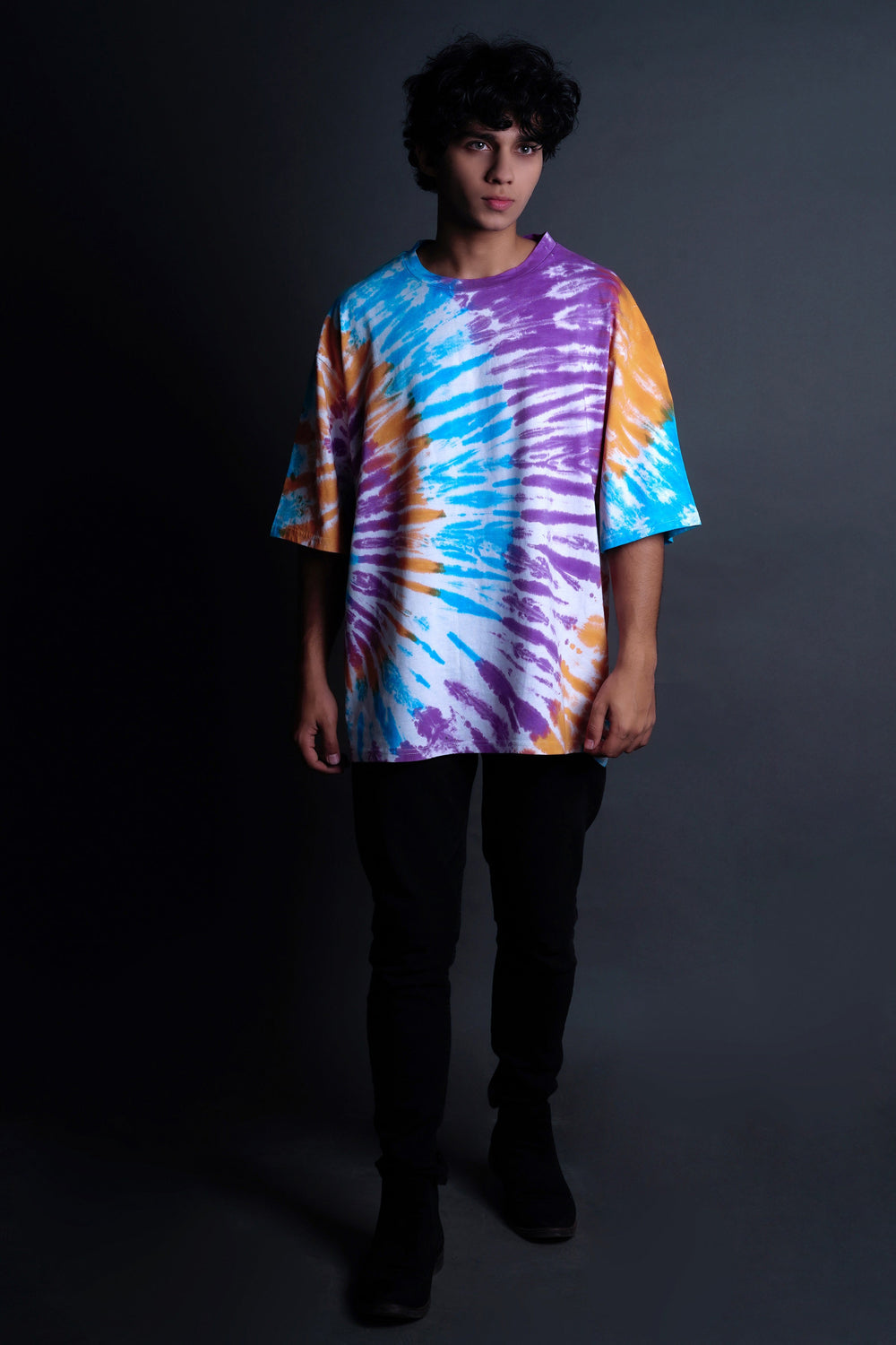 Tie Dye Over Size Tee - RDKLU TIE & DYE OVER SIZE TEE#5