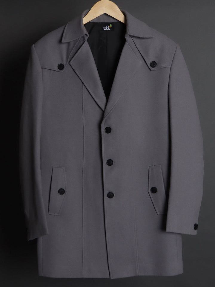 RDKLU-Woolen Tint Pea Coat#2