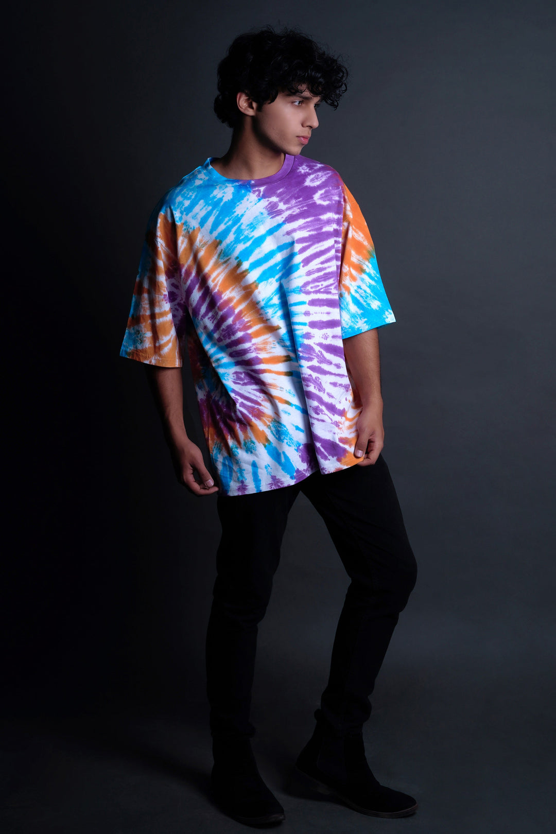 Tie Dye Over Size Tee - RDKLU TIE & DYE OVER SIZE TEE#5