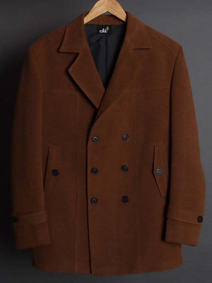 RDKLU-Woolen Tint Pea Coat#3