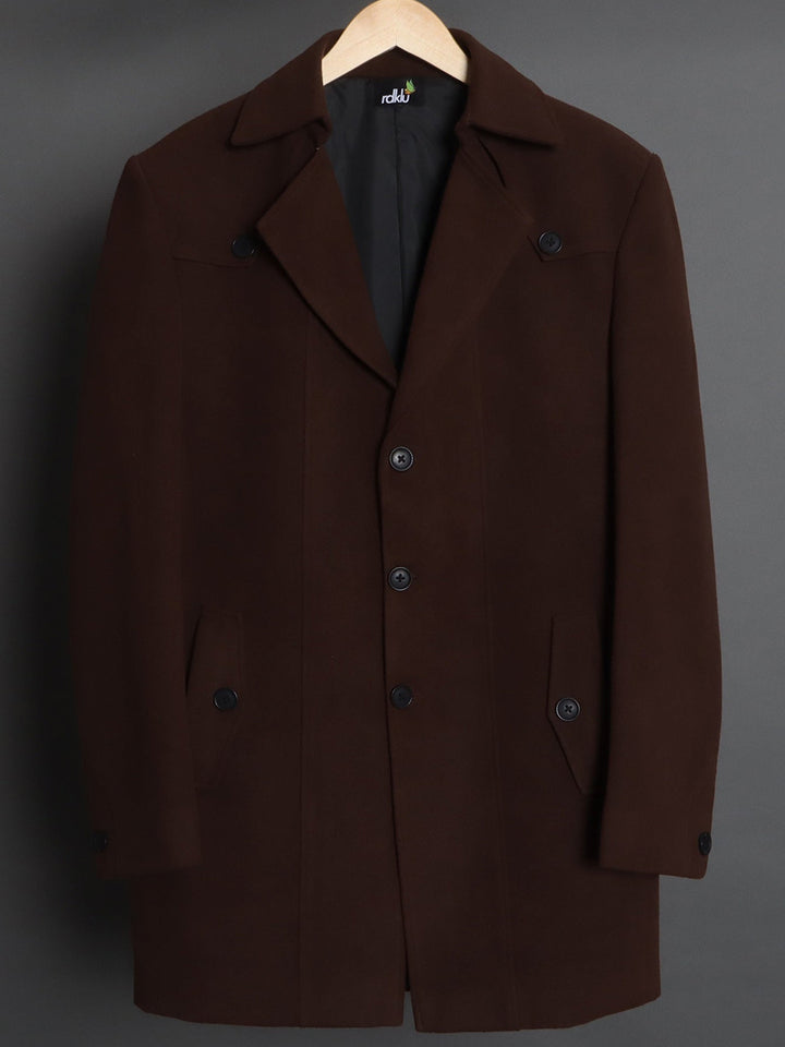 RDKLU-Woolen Tint Pea Coat#1