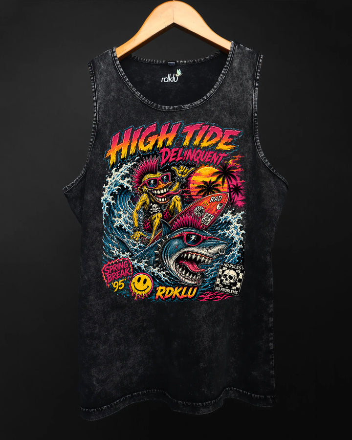 HIGH TIDE * WASHED OUT PRINTED SANDO #37