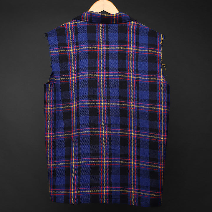 sleevless flannel shirts #144