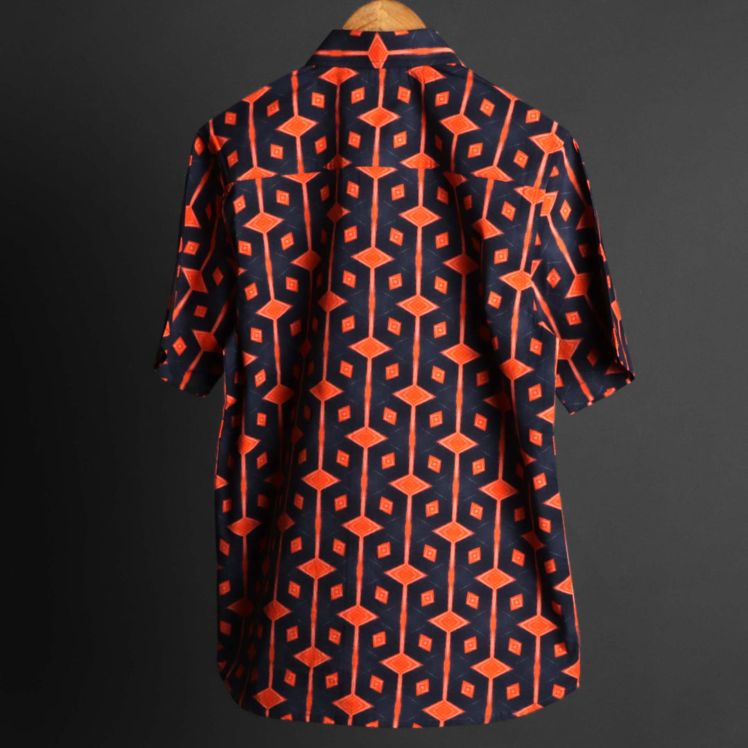 Copper - RDKLU Printed Shirt For Men #104