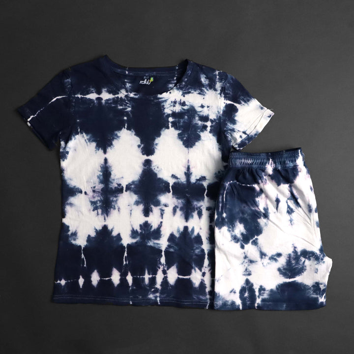 Men's Tie & Dye Co-Ord Tee & Shorts Set#5